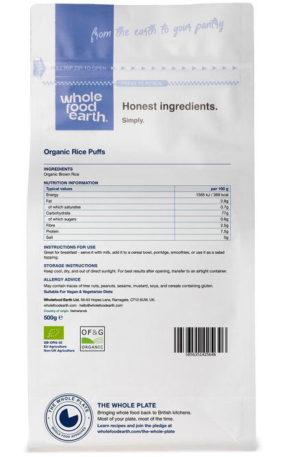 Organic Rice Puffs