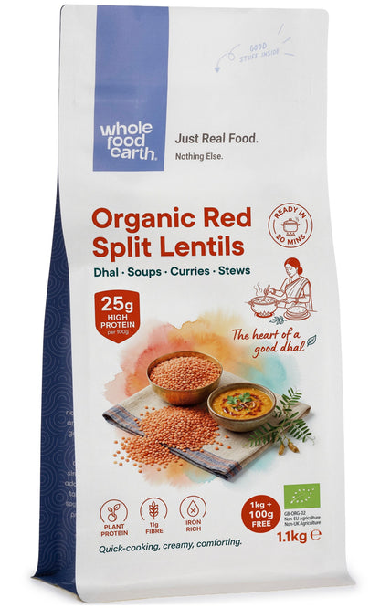 Organic Red Split Lentils