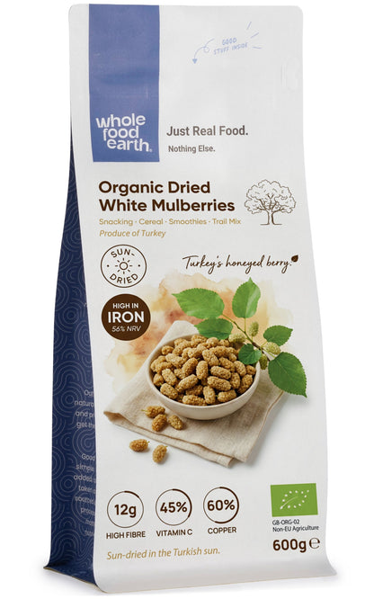 Organic White Mulberries