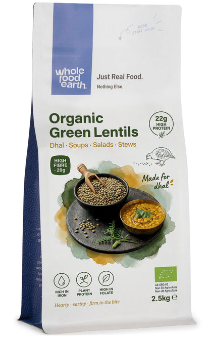 Organic Green Lentils