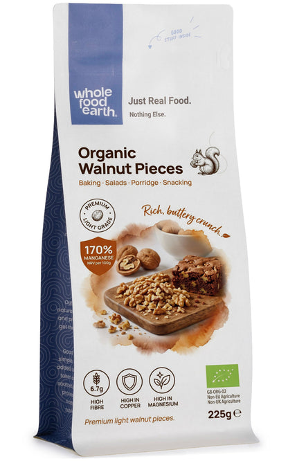 Organic Light Walnuts Pieces