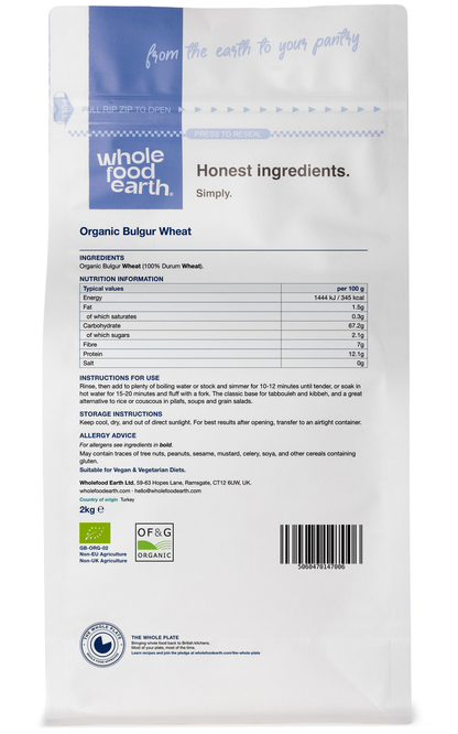 Organic Bulgur Wheat
