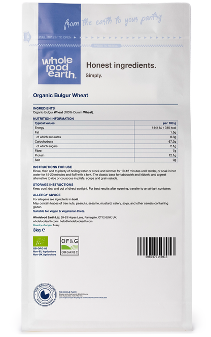 Organic Bulgur Wheat
