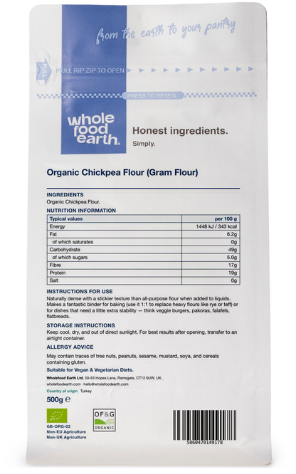 Organic Chickpea Flour (Gram Flour)
