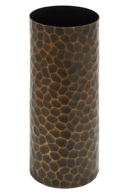 Akola Antique Gold Finish Metal Large Vase