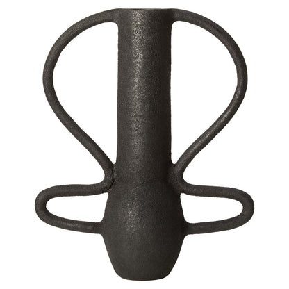 Large Textured Black Vase | Deriva