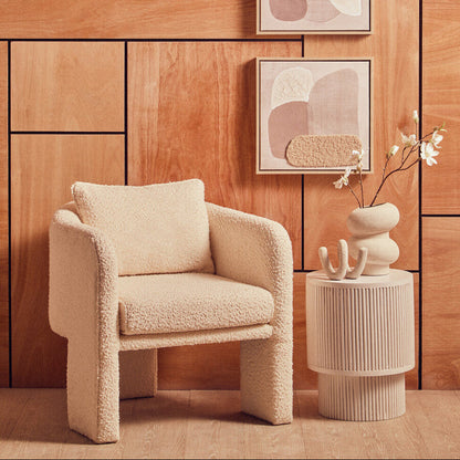 Small Textured White Bubble Vase | Dunas
