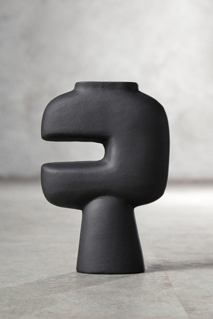 Abstract Small Black Vase | Hapax