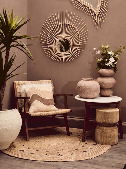 Cotton Mache and Coco Shell Bubble Vase | Sanai