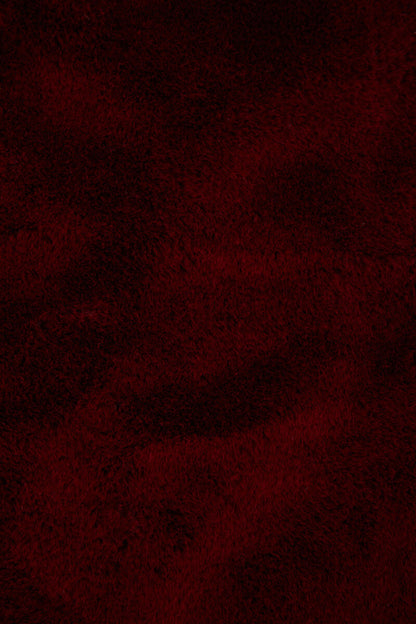 Bosie Red Wine Faux Fur Throw | Lamina