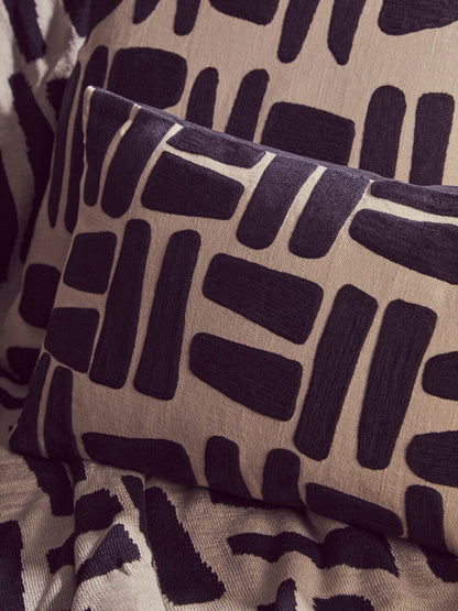 Natural and Black Throw | Bosie Ozella