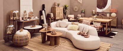Natural and Terracotta Throw | Bosie Ozella