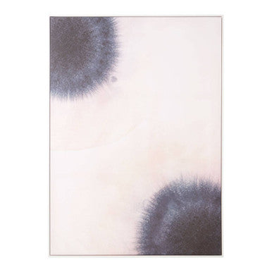 Orsina Astratto pink and mauve abstract wall art featuring soft blended shapes and organic forms