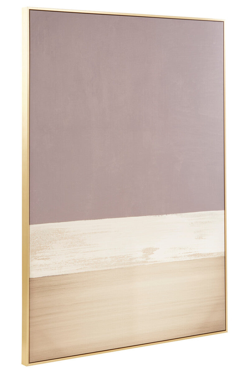 Orsina Astratto canvas gold and grey foil wall art with abstract textured design