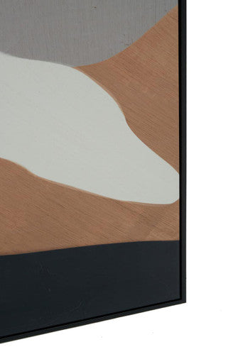 Neutral abstract canvas wall art by Orsina, featuring a minimalist Astratto design in soft tones
