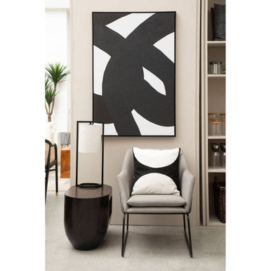 Orsina Astratto set of two abstract wall art prints in minimalist neutral tones