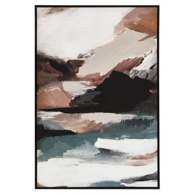 Orsina Multi Abstract Wall Art, colorful geometric abstract composition for modern interiors
