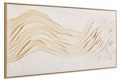 Cream textured abstract wall art by Orsina, Astratto design