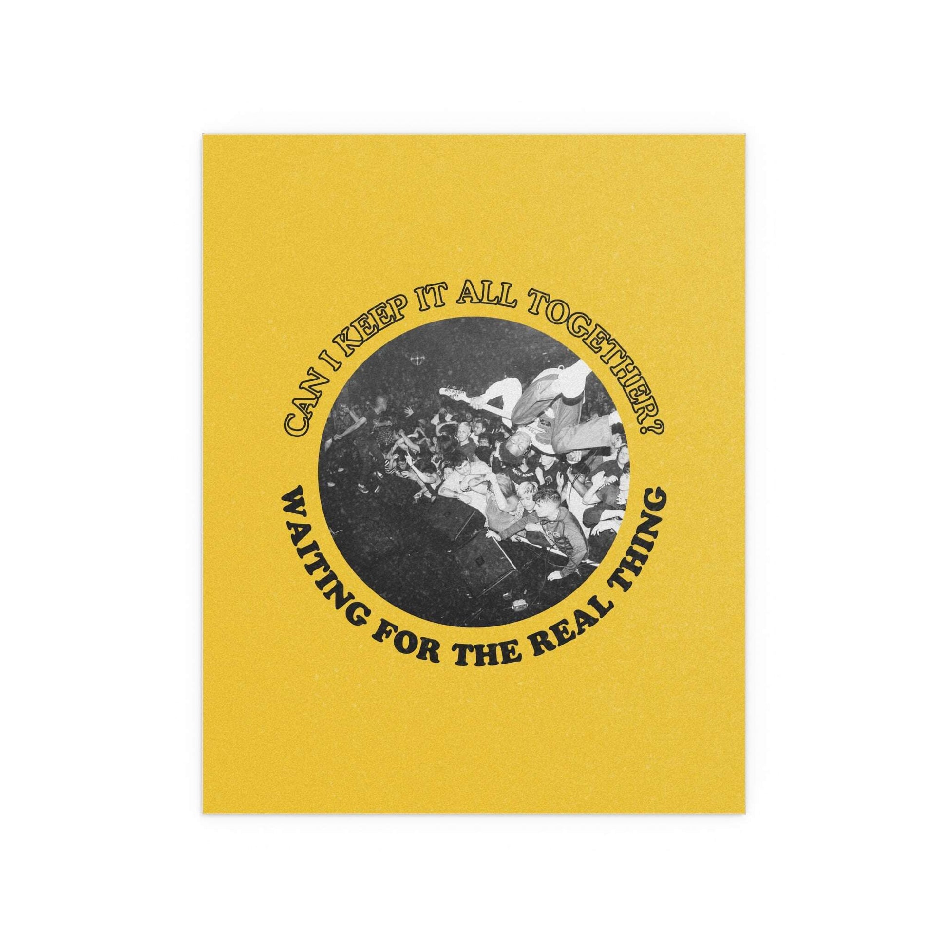 Glow On Prints real thing turnstile poster featuring a detailed, vibrant print of a turnstile against a dark background.