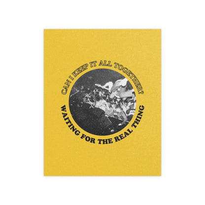 Glow On Prints real thing turnstile poster featuring a detailed, vibrant print of a turnstile against a dark background.