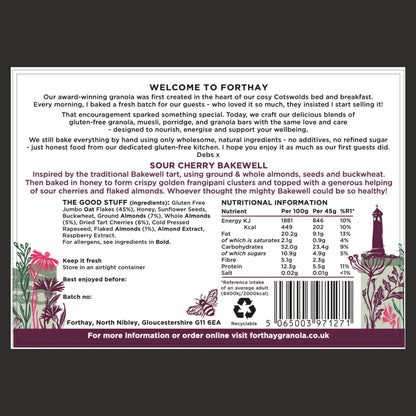 Forthay Granola Sour Cherry Bakewell Granola 450g