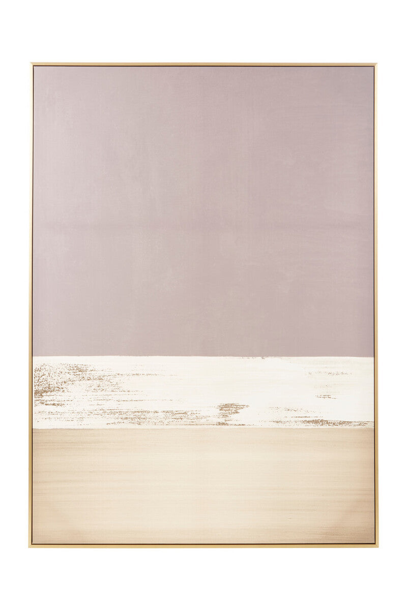 Orsina Astratto canvas gold and grey foil wall art with abstract metallic design