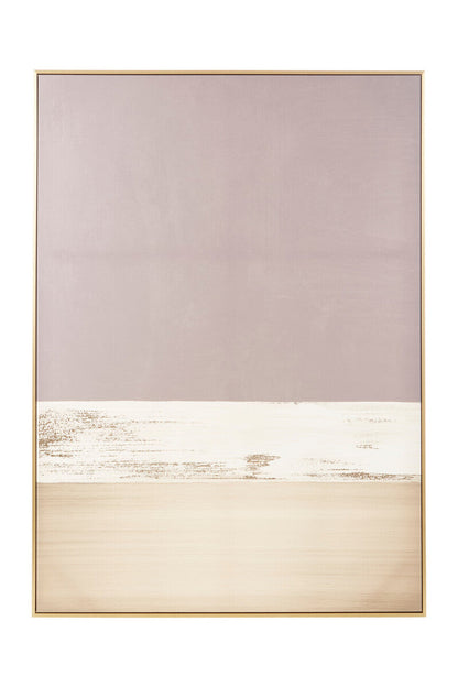 Orsina Astratto canvas gold and grey foil wall art with abstract metallic design