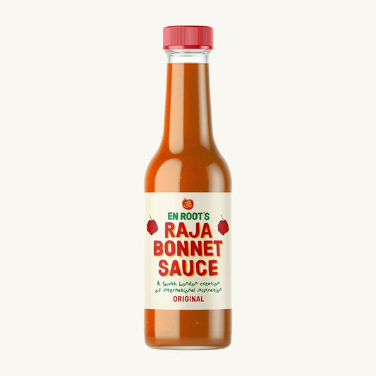 Lime and Ginger Kicker | Raja Bonnet Hot Sauce | Scotch Bonnet Pepper, Turmeric, Lime, Ginger | Zesty| 250mL