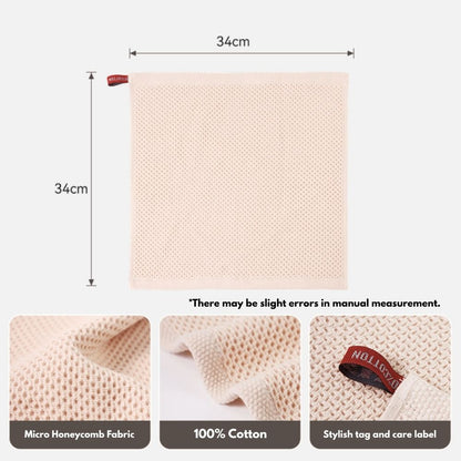 KNOCDIC® Premium Coffee Cloth pack of 2, barista’s choice, 34x34 cm, soft, durable cloths for coffee preparation and cleaning.
