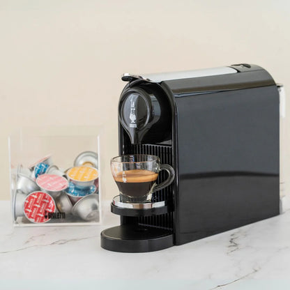 Bialetti CF92 Gioia Plus coffee machine by Brew Italia, compact espresso maker with stainless steel design and modern interface.