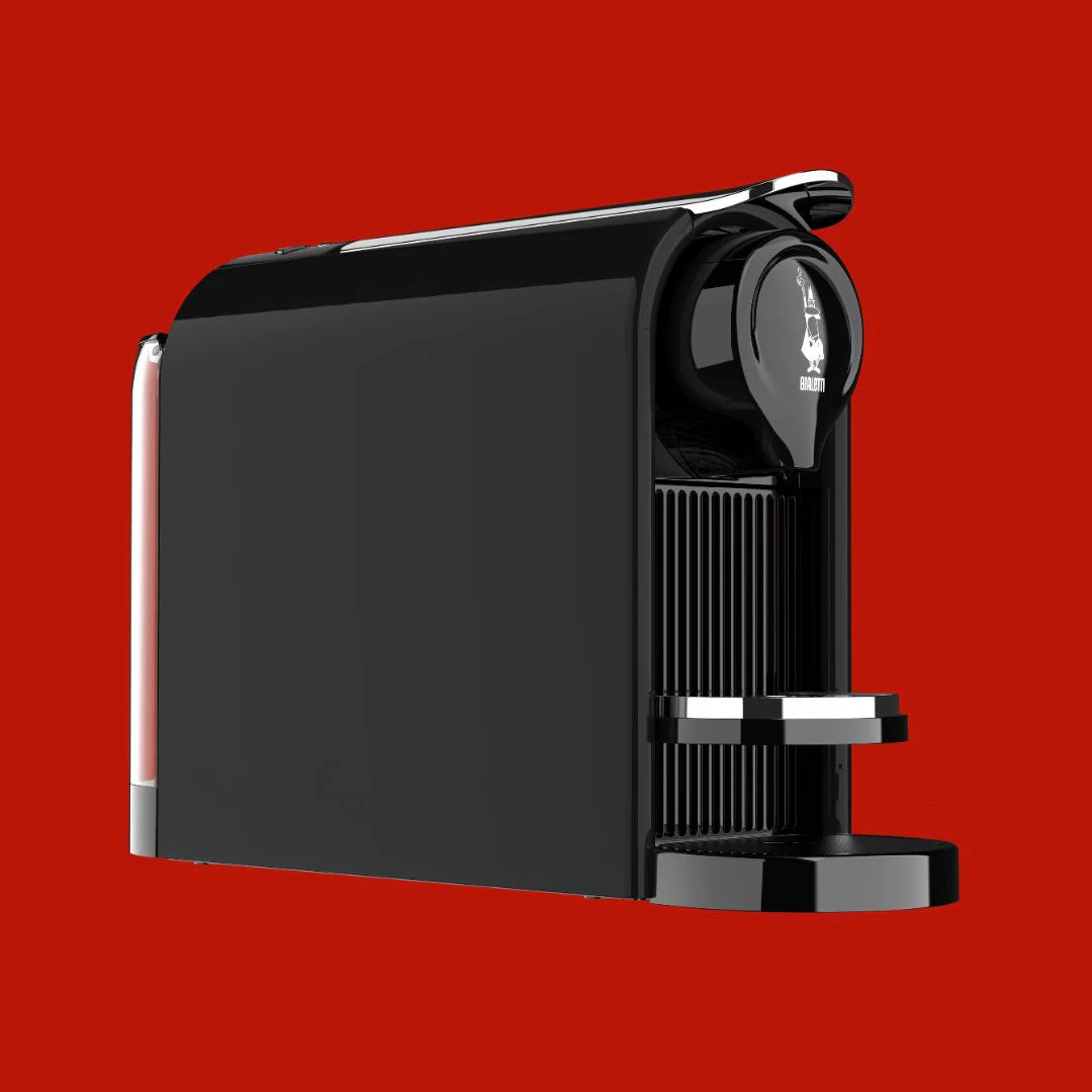 Bialetti CF92 Gioia Plus coffee machine by Brew Italia with sleek stainless steel design and modern control panel.