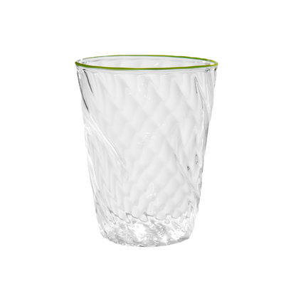 The Adrienne Venetian Tumbler in Green
