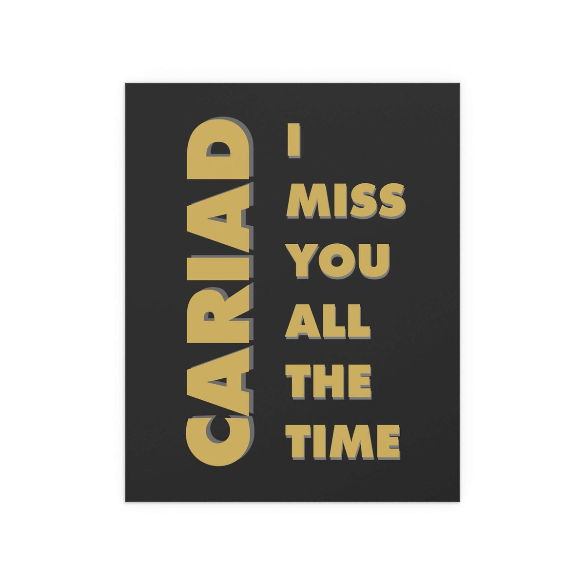 The Royston Club Cariad poster by Glow On Prints featuring vibrant, artistic design on paper wall art.