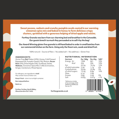 Forthay Granola Pecan, Pumpkin Seed & Spiced Apple Granola 450g