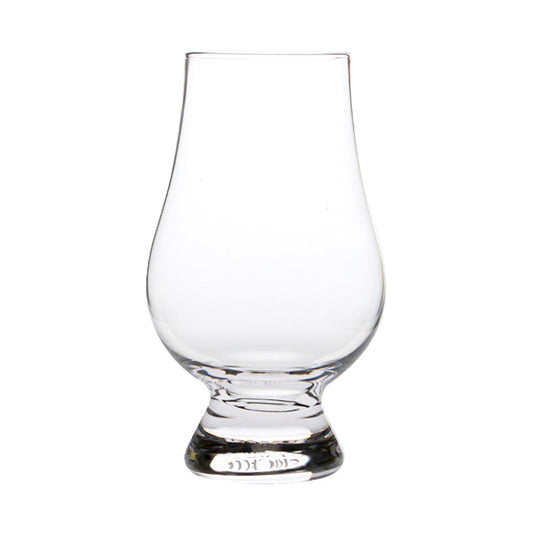 Clear Glencairn whisky tasting glass from Glassware UK with 170ml capacity, designed for aroma enhancement and whisky tasting.