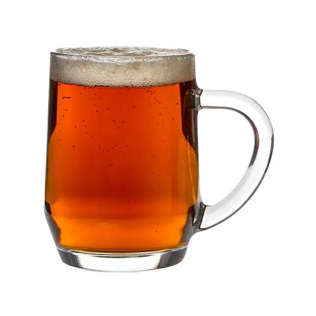 Heritage Glass Tankard from Glassware UK, 0.27Ltr, clear glass with a sturdy handle, perfect for beverages.