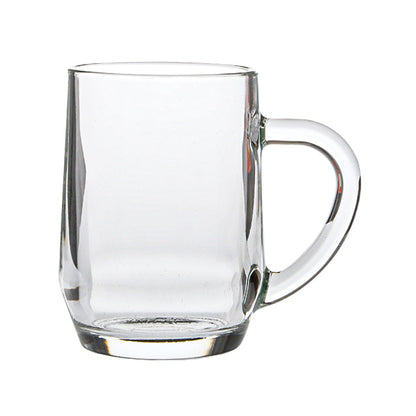 Heritage Glass Tankard 0.27Ltr by Glassware UK, clear glass with traditional design, perfect for beverages and display.