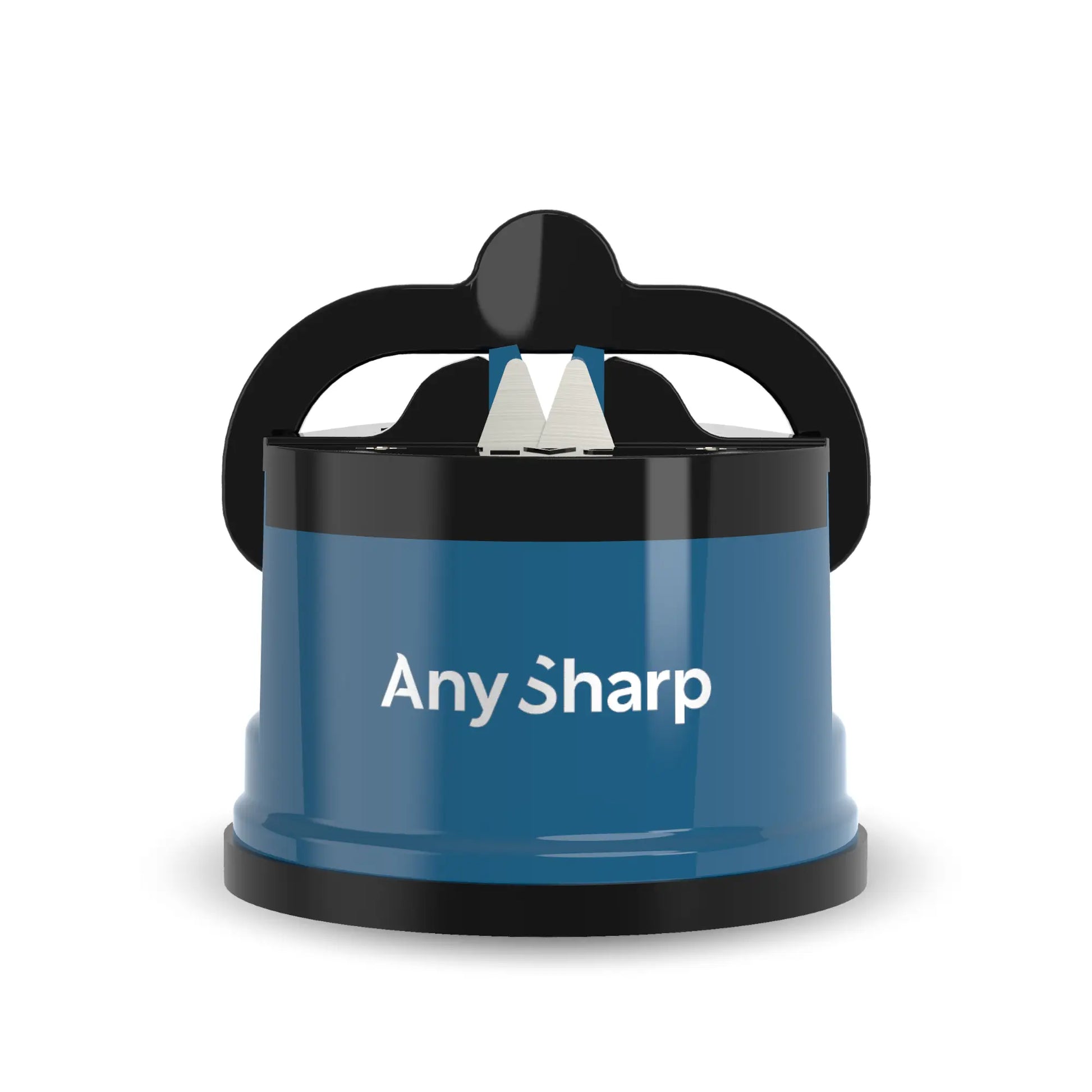 AnySharp Classic Knife Sharpener with ergonomic handle and sharpening slots for kitchen knives.