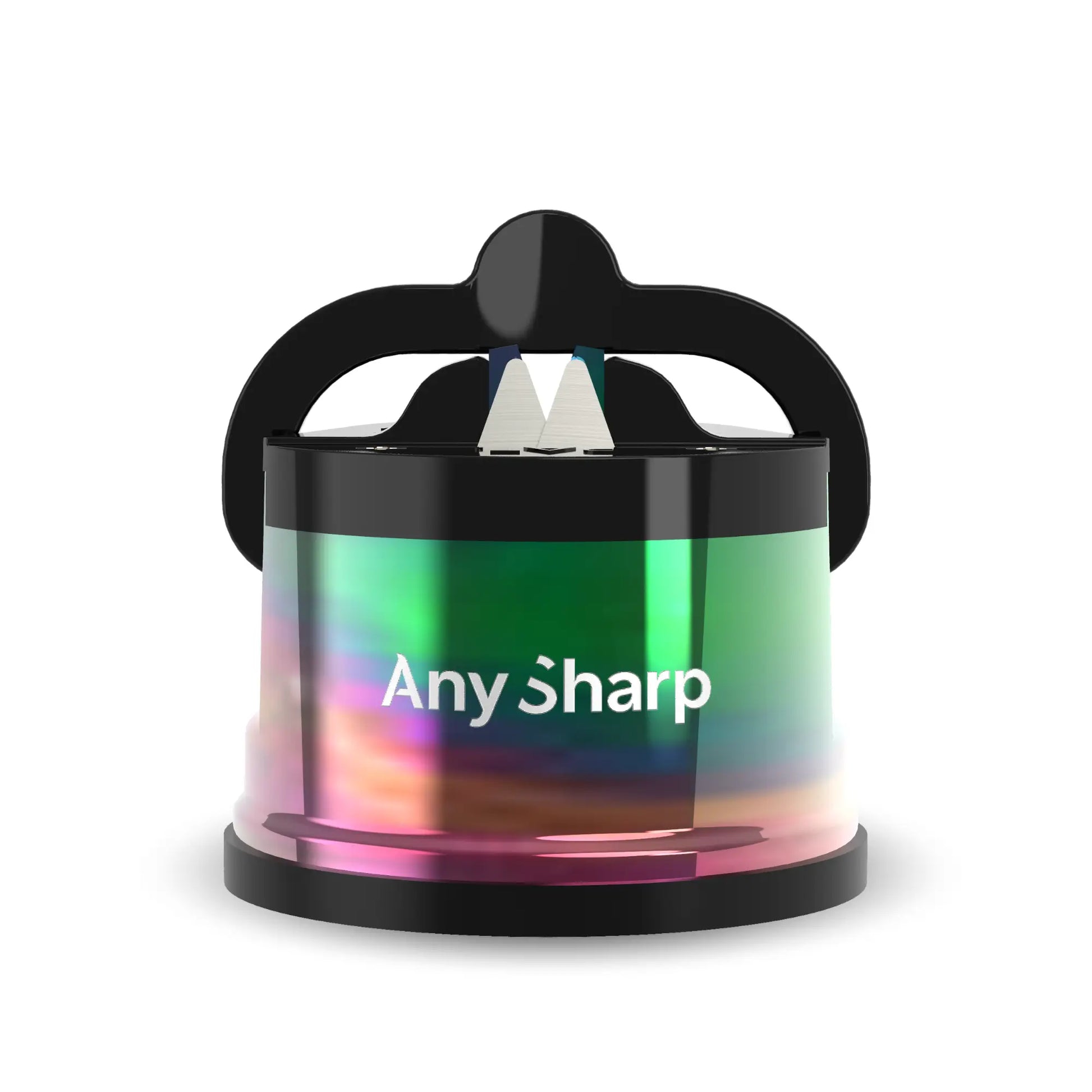 AnySharp Pro Knife Sharpener, classic knife sharpener with ergonomic handle and sharpening slots, designed for precise blade sharpening.