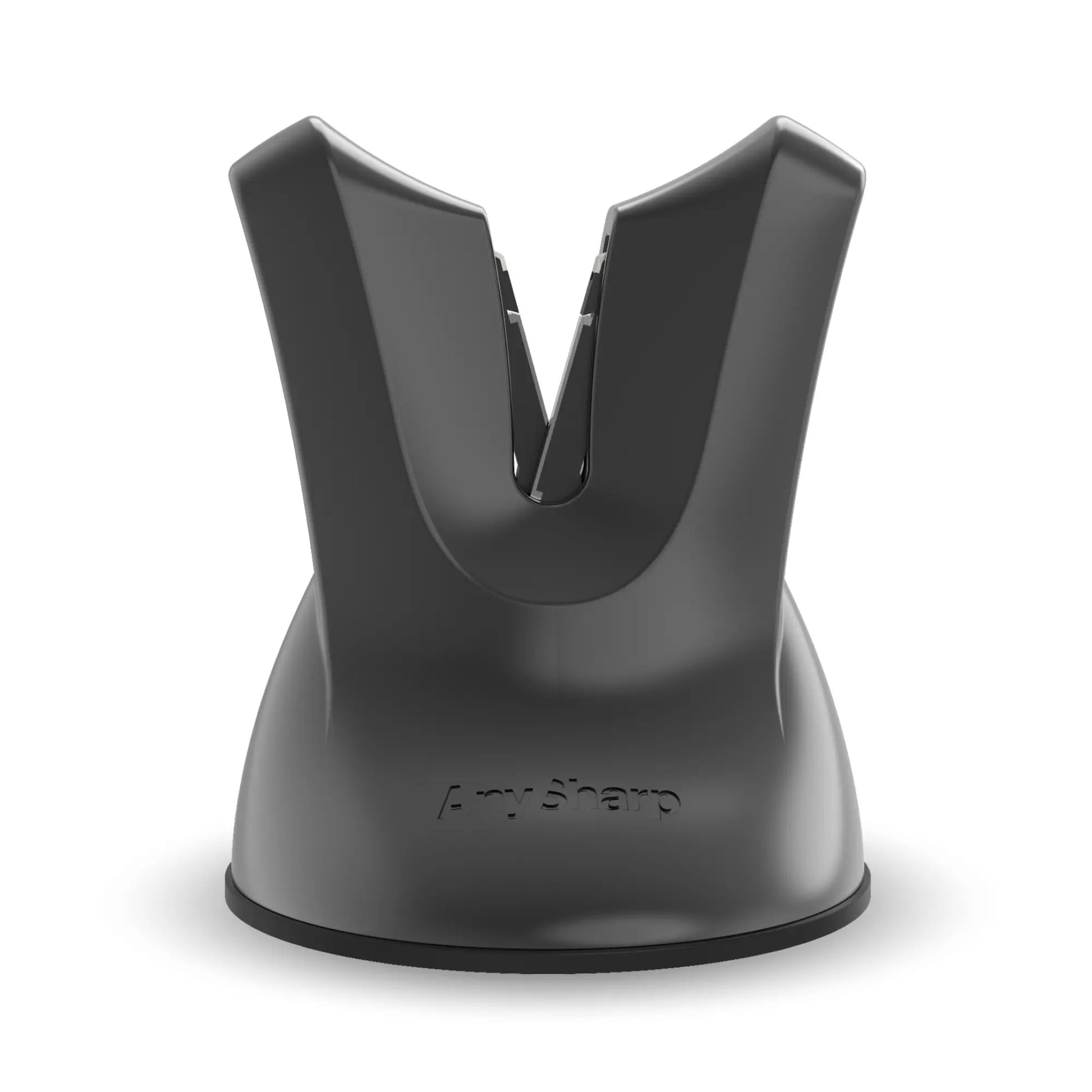 AnySharp X-Blade Knife Sharpener with ergonomic handle and sharpening slots, designed for precise and easy knife sharpening.