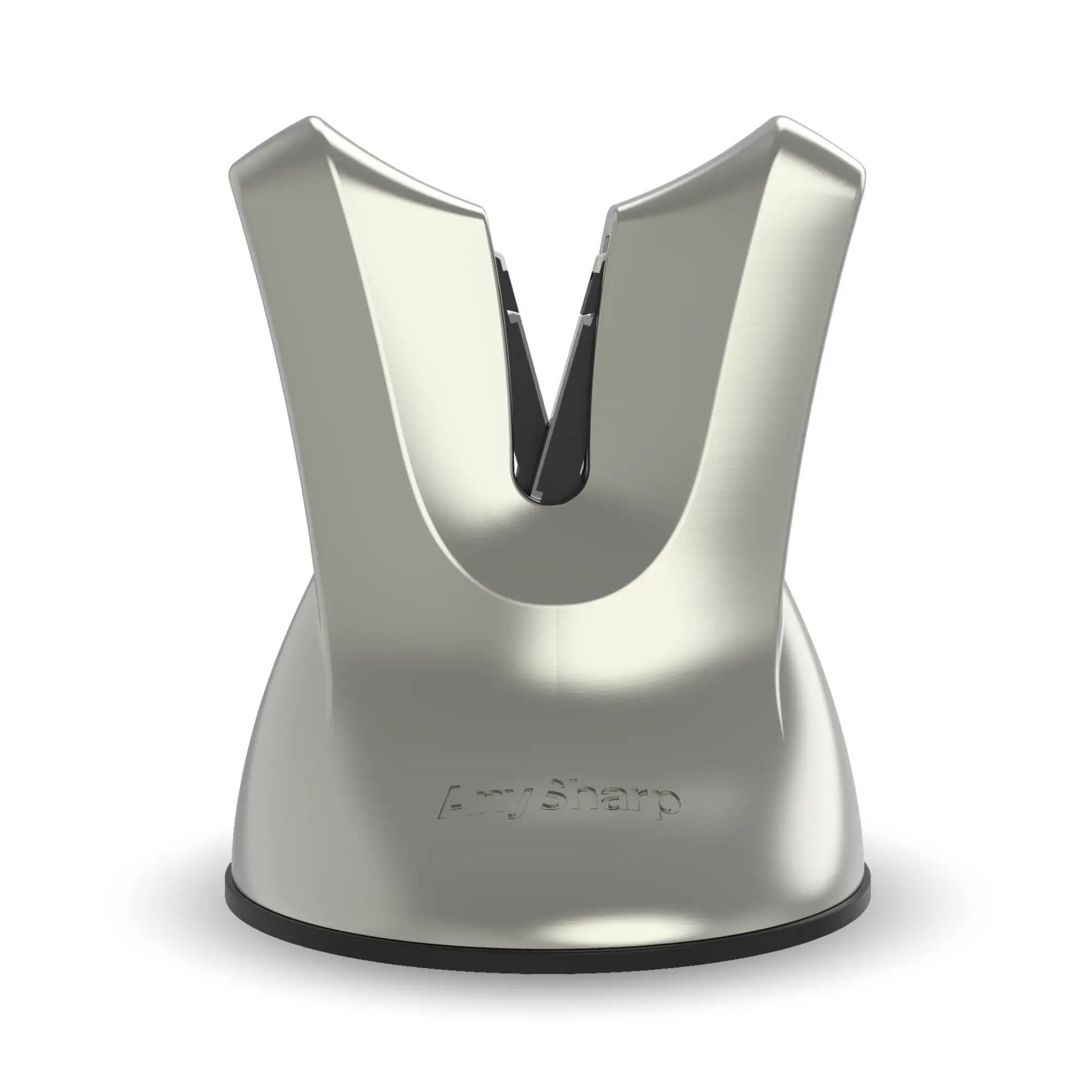 AnySharp X-Blade Knife Sharpener with ergonomic handle and sharpening slots for precise kitchen knife edges.