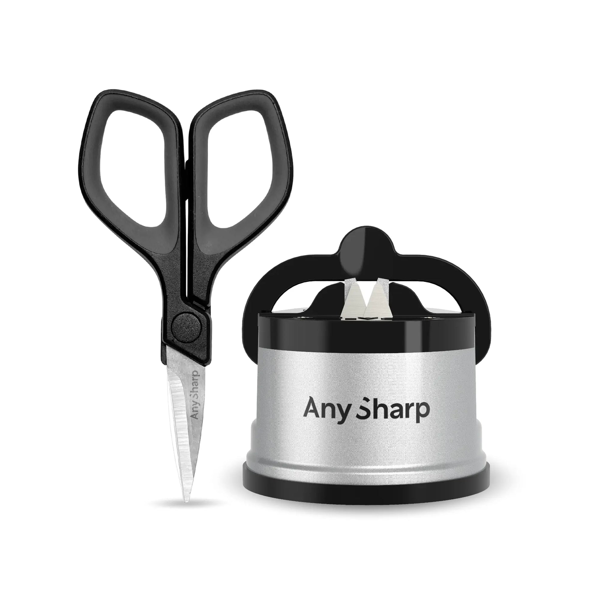 Elite AnySharp Mini Scissors and Classic Knife Sharpener bundle with compact, durable tools for precise cutting and sharpening.
