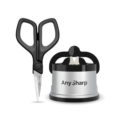 Elite AnySharp Mini Scissors and Classic Knife Sharpener bundle with compact, durable tools for precise cutting and sharpening.