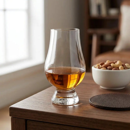 Glencairn whisky tasting glass in 170ml size, clear glass tumbler designed for whisky tasting, by Glassware UK.