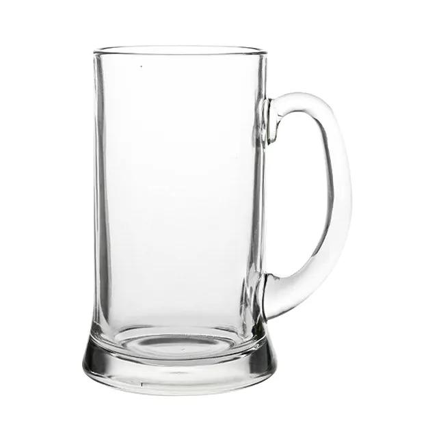 Heritage Glass Tankard 2 Pint by Glassware UK, clear glass with embossed handle, traditional design, perfect for beverages