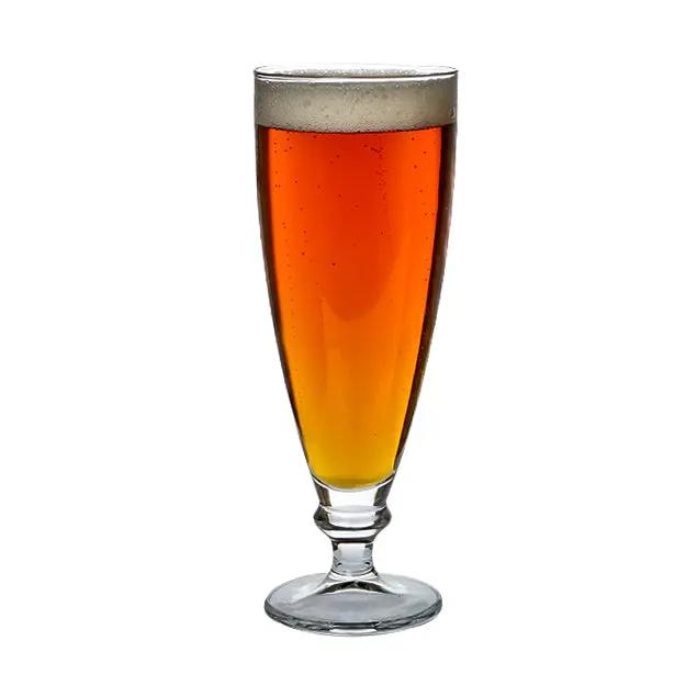 Bormioli Rocco Harmonia beer glass tankard with 385ml capacity, clear glassware for serving beer, designed by Glassware UK.