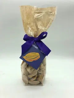 Gorvett & Stone blond pecans in a bowl, showcasing their light, toasted appearance and crunchy texture.