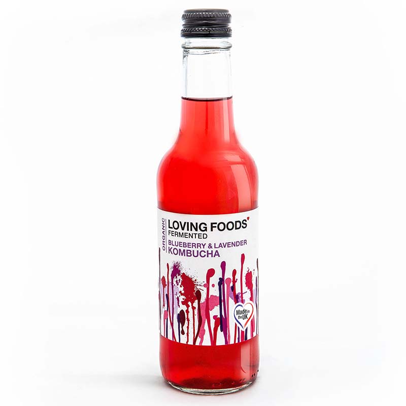 Organic Kombucha - Blueberry and Lavender