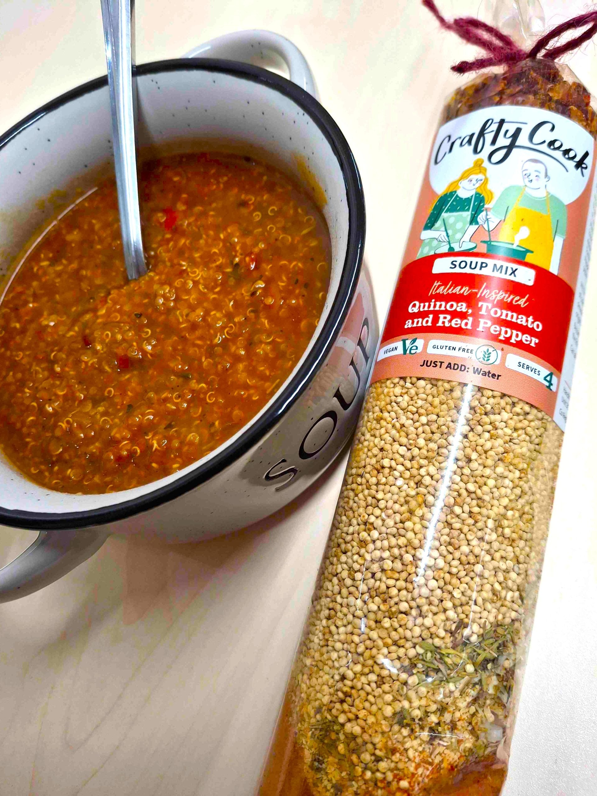 Crafty Cook Quinoa Tomato and Red Pepper Soup Mix