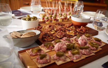 Bray Cured beef butchery and charcuterie course gift card, featuring a boxed presentation with meat and culinary tools.
